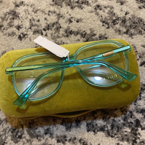 Gucci Blue Optical Frame Glasses - Picture 3 of 4